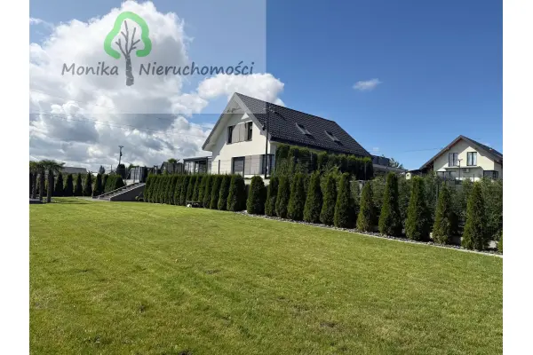 tczewski, Tczew, Lubiszewo Tczewskie, Wakacyjna, DOM NAD JEZIOREM Z BASENEM I PALMAMI