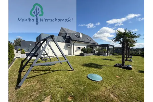 tczewski, Tczew, Lubiszewo Tczewskie, Wakacyjna, DOM NAD JEZIOREM Z BASENEM I PALMAMI
